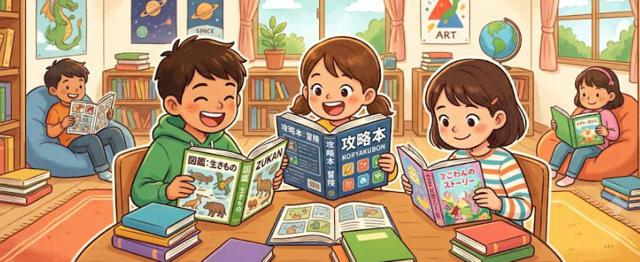 図鑑や攻略本は読書？読みものを楽しむ子どもを応援しよう